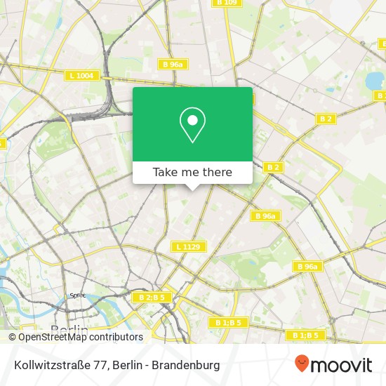 Карта Kollwitzstraße 77