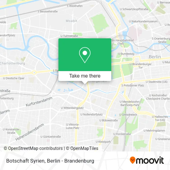 Карта Botschaft Syrien