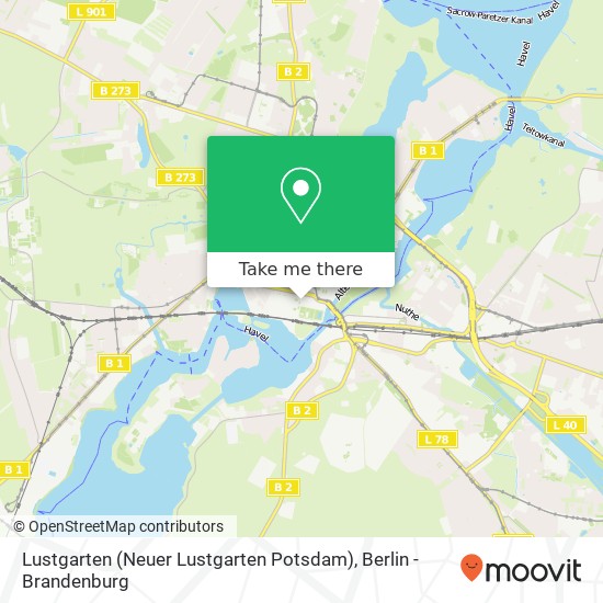 Lustgarten (Neuer Lustgarten Potsdam) map