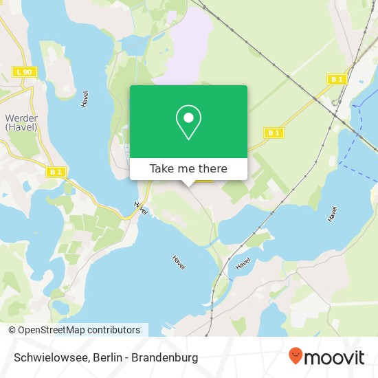 Schwielowsee map
