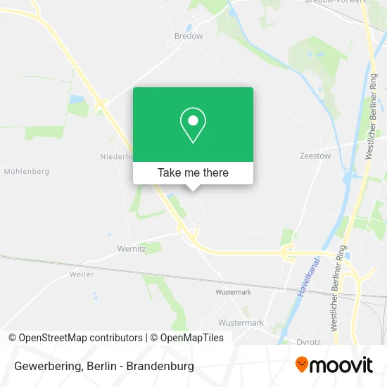 Карта Gewerbering