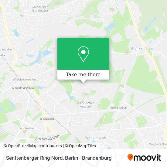 Senftenberger Ring Nord map