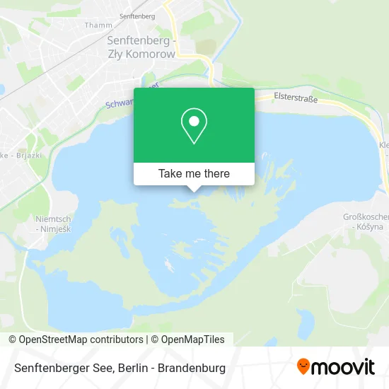 Карта Senftenberger See