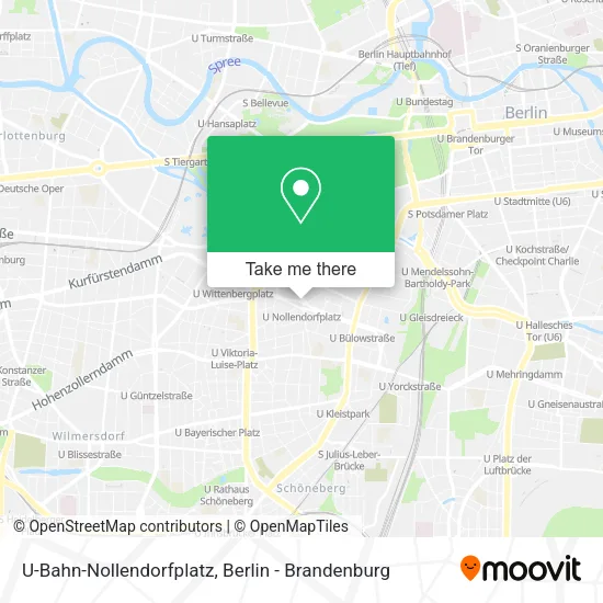 Карта U-Bahn-Nollendorfplatz
