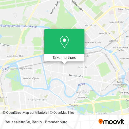 Beusselstraße map