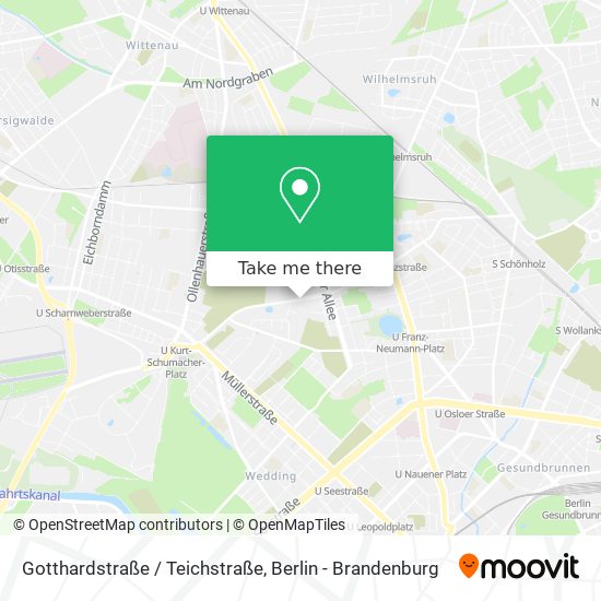 Карта Gotthardstraße / Teichstraße