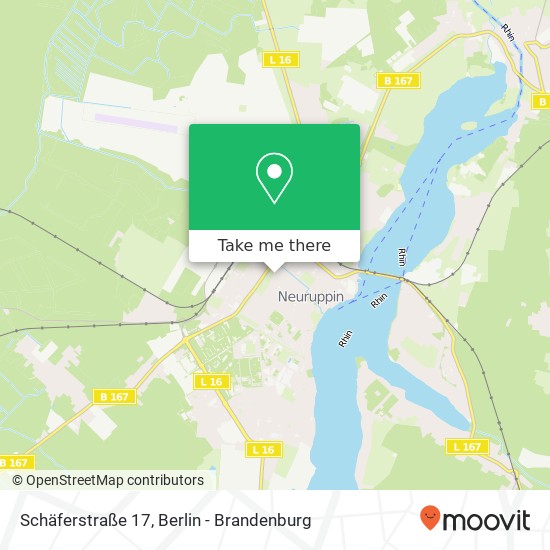Карта Schäferstraße 17