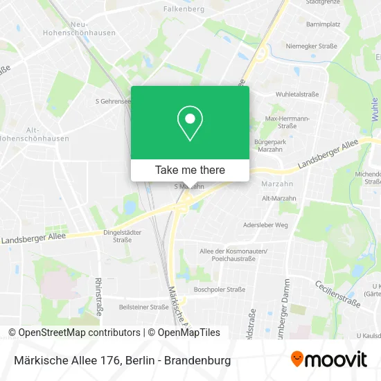 Карта Märkische Allee 176