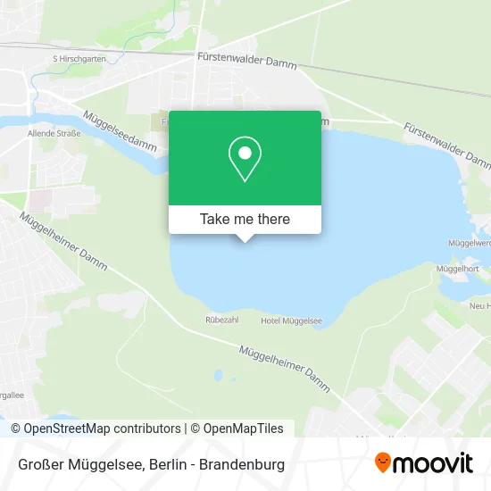 Карта Großer Müggelsee