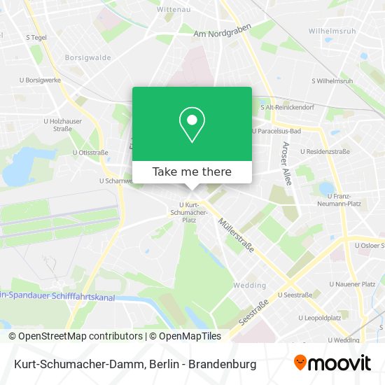 Kurt-Schumacher-Damm map