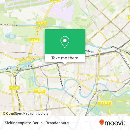 Sickingenplatz map