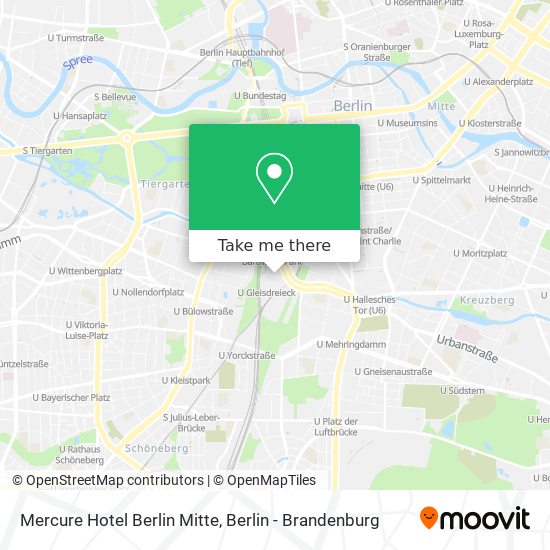 Mercure Hotel Berlin Mitte map