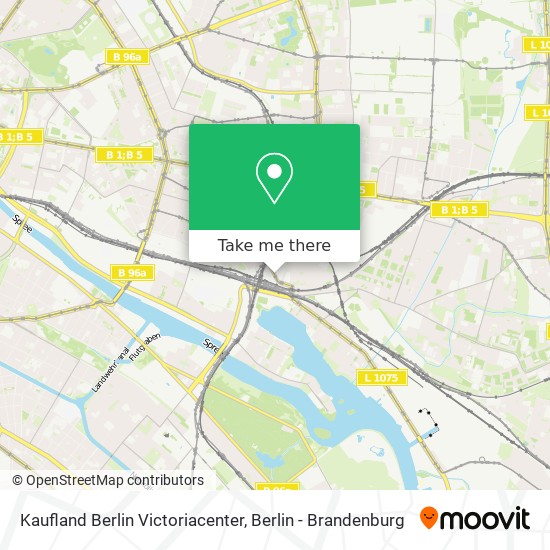 Kaufland Berlin Victoriacenter map