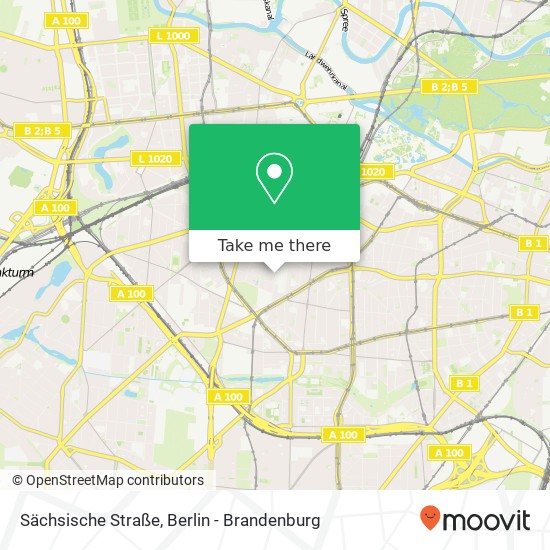 Sächsische Straße map