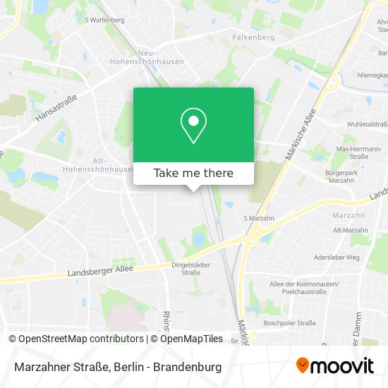 Marzahner Straße map