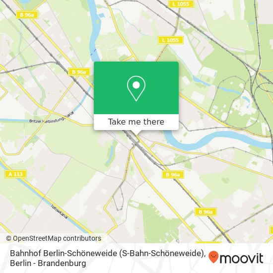 Bahnhof Berlin-Schöneweide (S-Bahn-Schöneweide) map