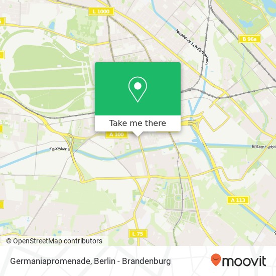 Germaniapromenade map