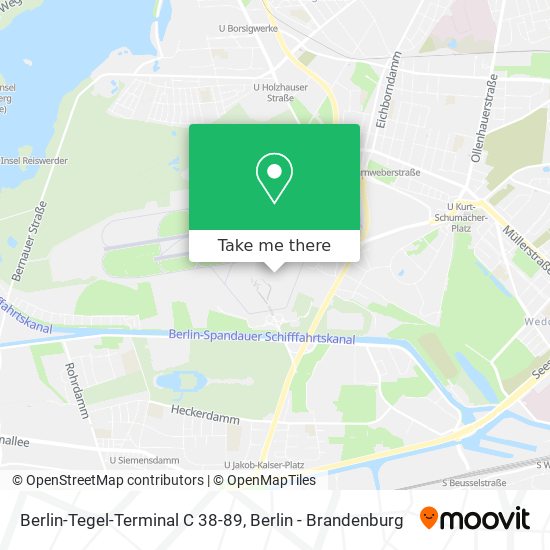 Карта Berlin-Tegel-Terminal C 38-89