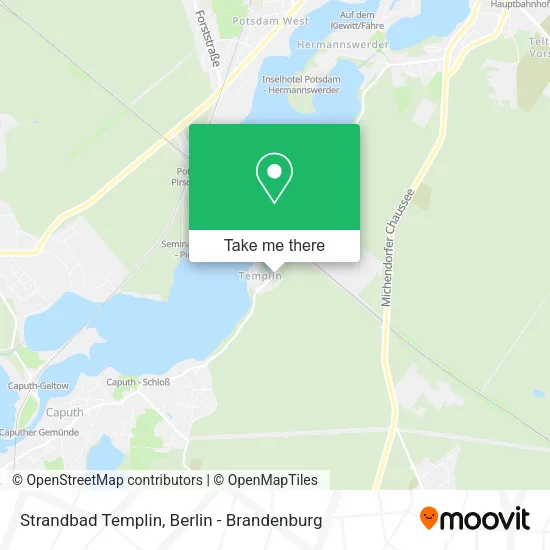 Карта Strandbad Templin