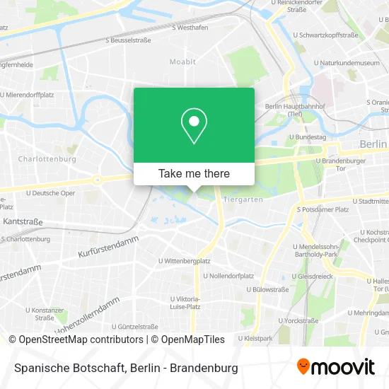 Карта Spanische Botschaft
