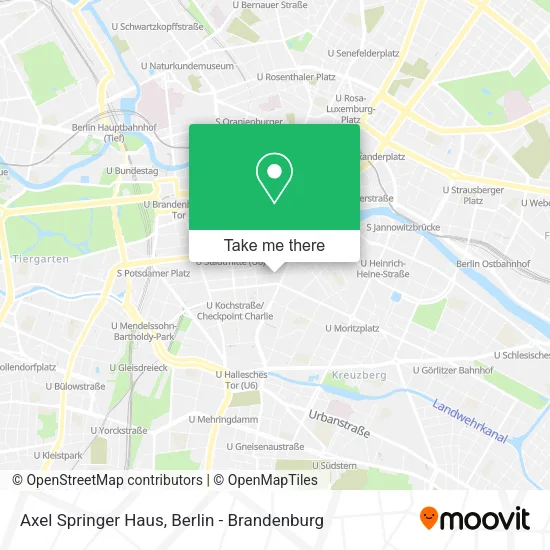 Карта Axel Springer Haus