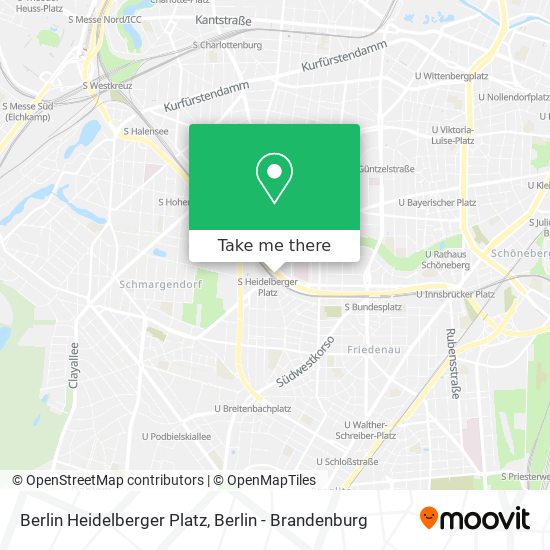 Berlin Heidelberger Platz map