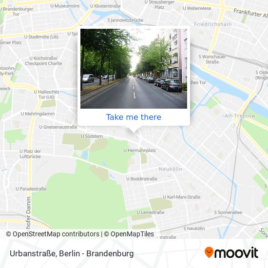 Urbanstraße map