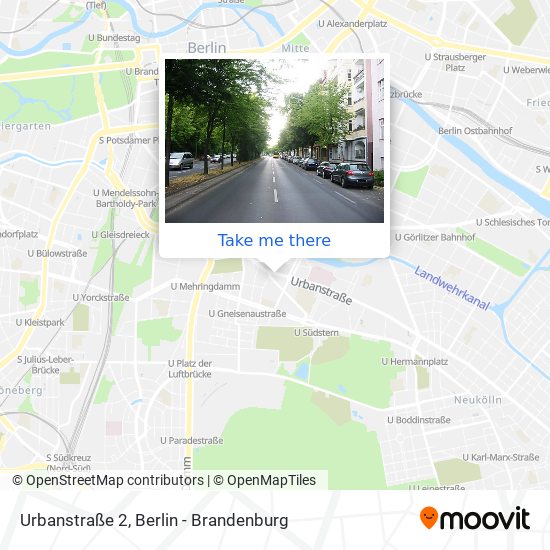 Urbanstraße 2 map