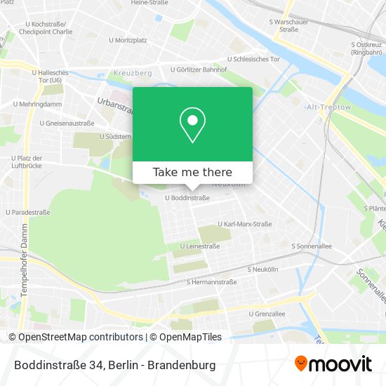 Boddinstraße 34 map