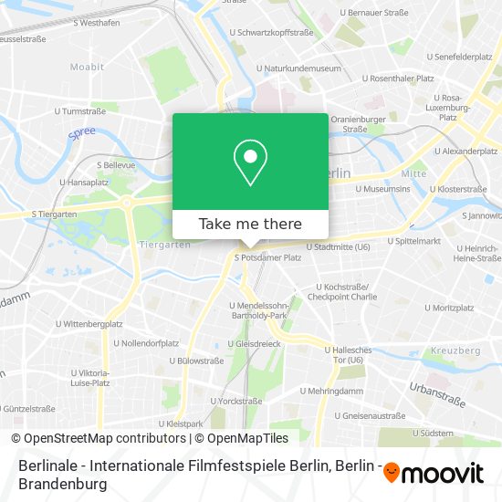 Berlinale - Internationale Filmfestspiele Berlin map