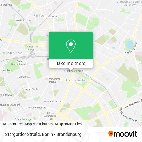 Stargarder Straße map