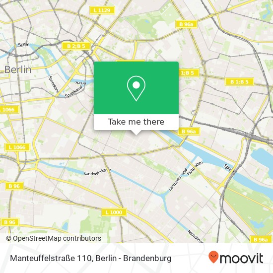 Manteuffelstraße 110 map