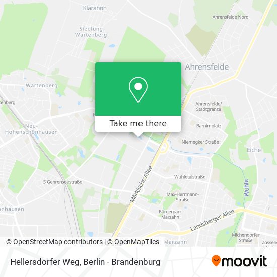 Hellersdorfer Weg map
