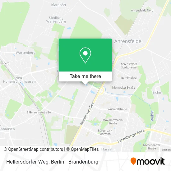 Hellersdorfer Weg map