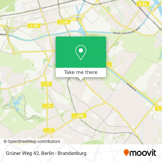 Grüner Weg 42 map