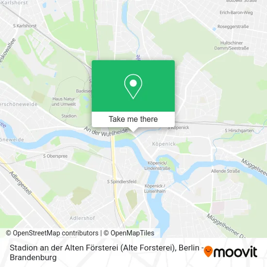 Карта Stadion an der Alten Försterei (Alte Forsterei)