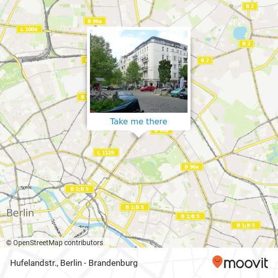 Hufelandstr. map