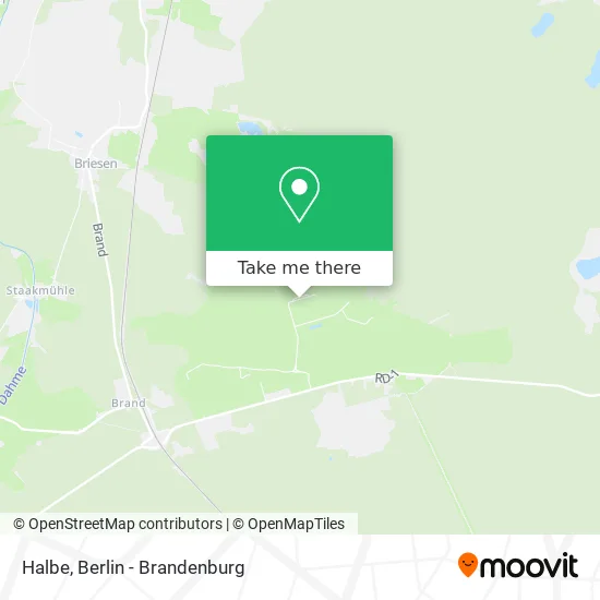 Карта Halbe