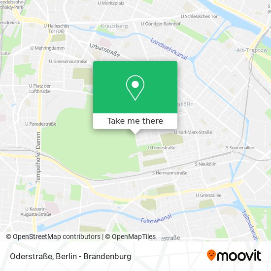 Oderstraße map
