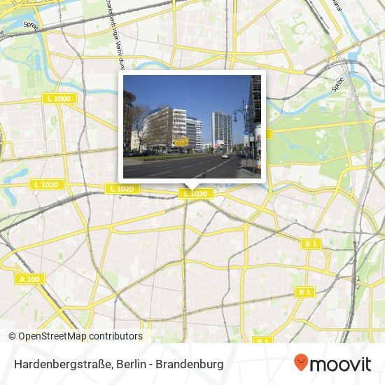Hardenbergstraße map