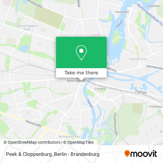Peek & Cloppenburg map