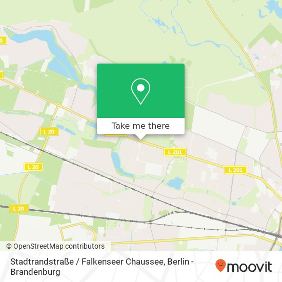 Stadtrandstraße / Falkenseer Chaussee map