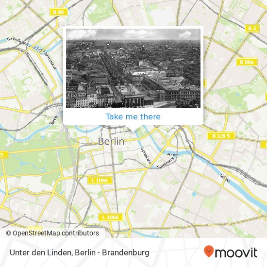 Unter den Linden map