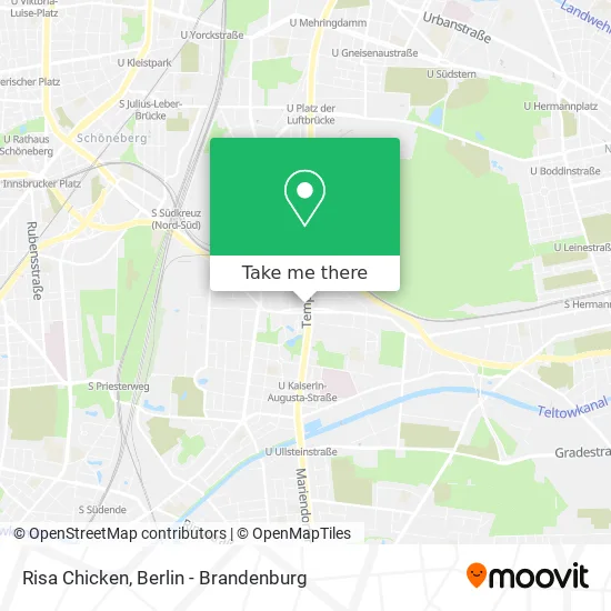 Карта Risa Chicken