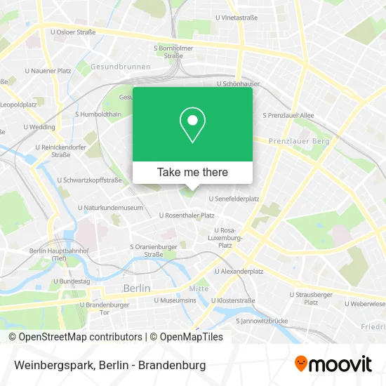 Карта Weinbergspark