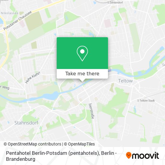 Pentahotel Berlin-Potsdam (pentahotels) map