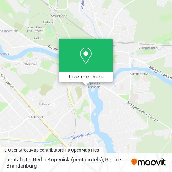 Карта pentahotel Berlin Köpenick (pentahotels)