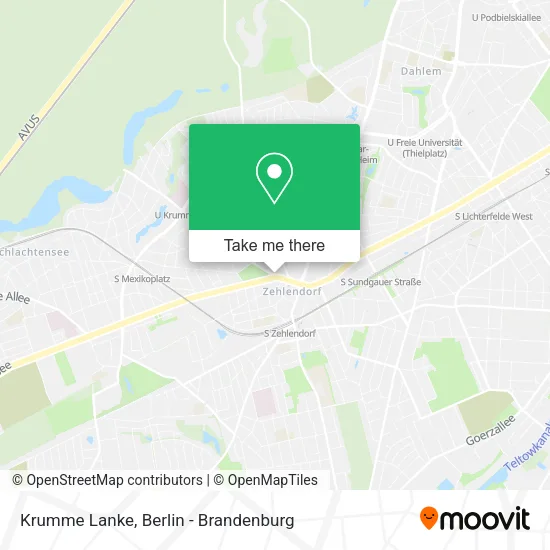 Карта Krumme Lanke