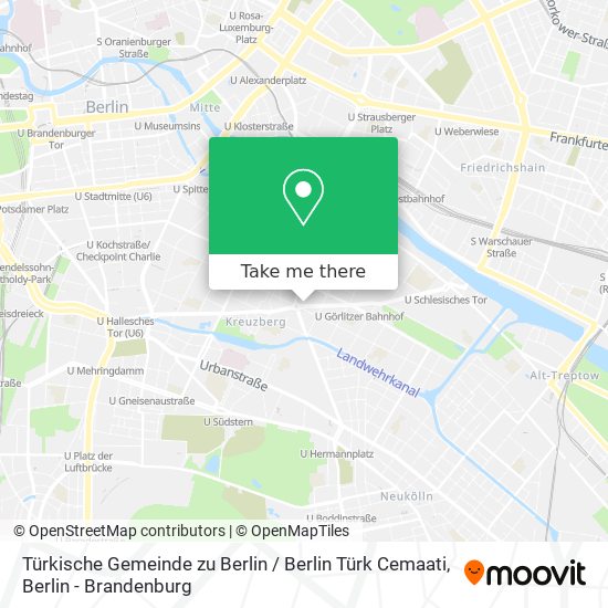 Карта Türkische Gemeinde zu Berlin / Berlin Türk Cemaati