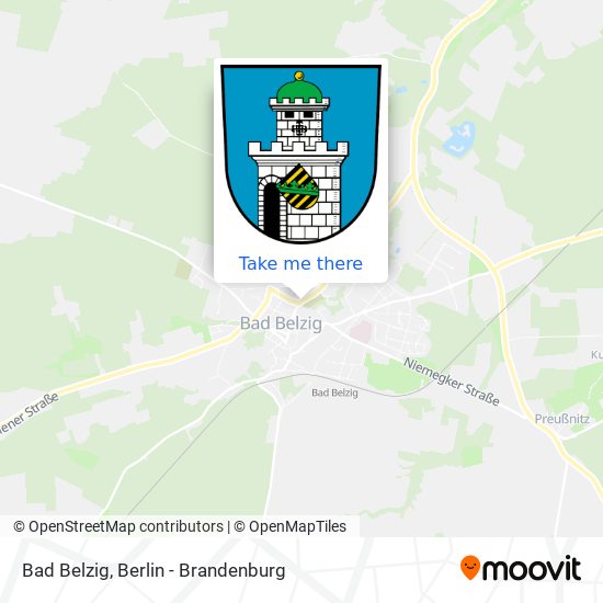 Bad Belzig map